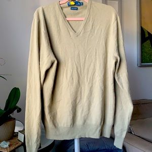 Men’s Cashmere Sweater Polo by Ralph Lauren